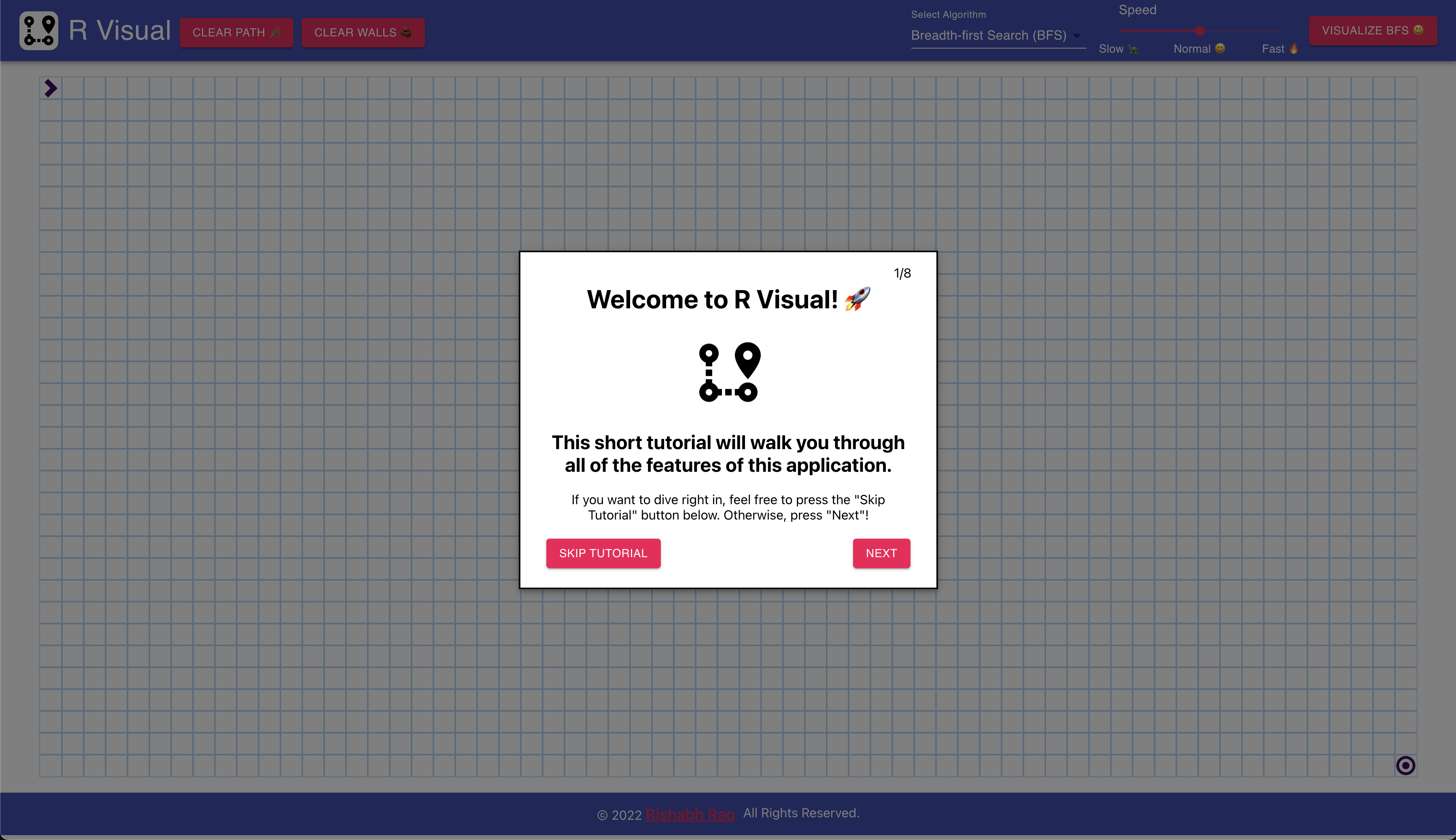 Welcome tutorial